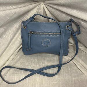 Roots Canada Leather Crossbody Shoulder Bag